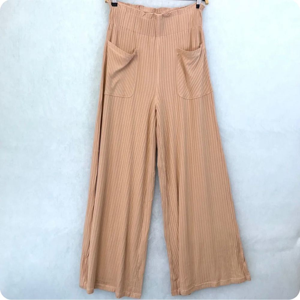 NWT FREE PEOPLE BLISSED OUT WIDE LEG - Picture 3 of 11